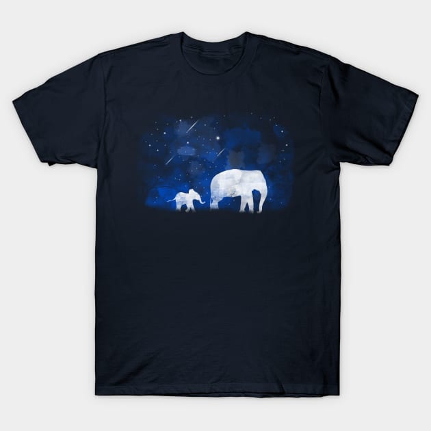 Night time walk T-Shirt by Piercek25